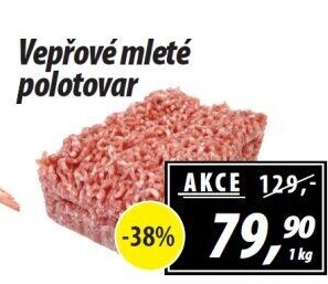 Maso mleté vepřové