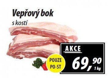 Vepřový bok s kostí