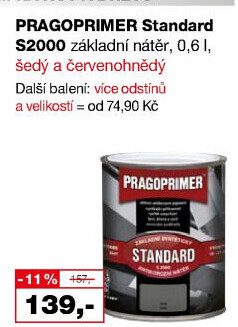 Barva na kov Standard Pragoprimer