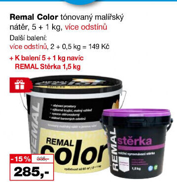Malířský nátěr Color Remal