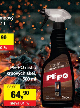 Čistič krbových skel Pe-Po