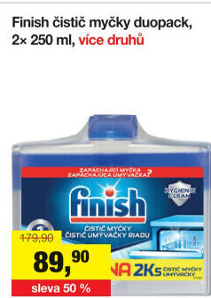 Čistič myčky Finish