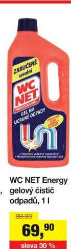 Čistič odpadů gelový Energy WC NET