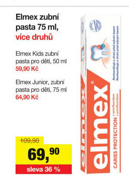 Pasty na zuby Elmex