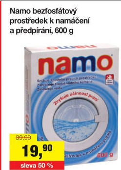 Prací prášek Namo