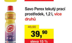 Prací prostředek Perex Savo