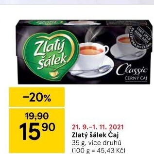 Čaje Zlatý šálek