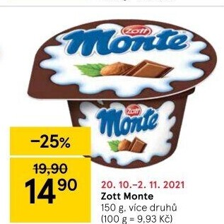 Dezert Monte Zott