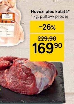 Hovězí plec kulatá - falešná svíčková