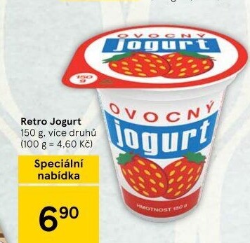 Jogurt ochucený