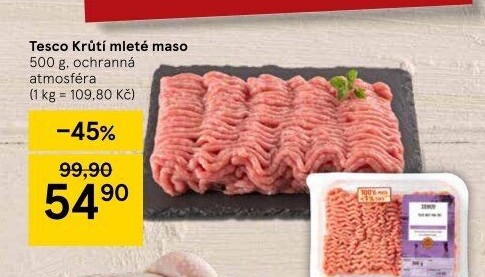 Krůtí mleté maso Tesco