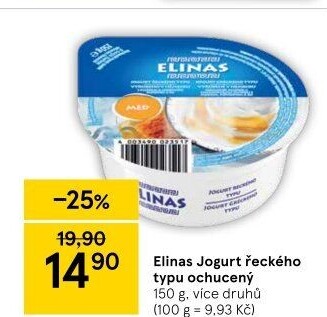 Ochucený jogurt řecký Elinas