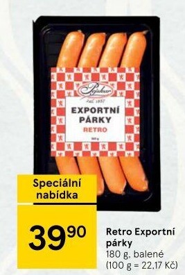 Párky Exportní Pejskar