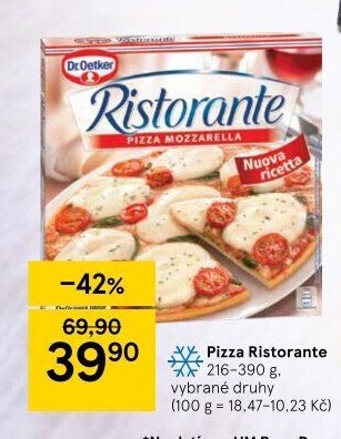 Pizza mražená Ristorante Dr. Oetker