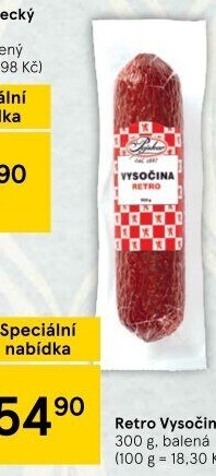 Salám Vysočina Pejskar