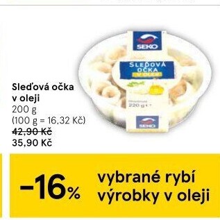 Sleďové kousky Seko