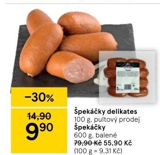 Špekáčky Kostelecké uzeniny