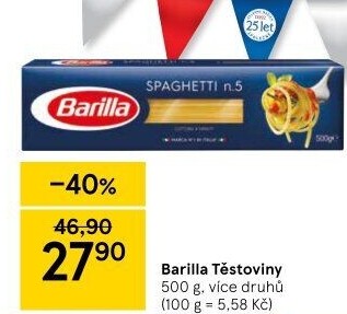 Těstoviny Barilla