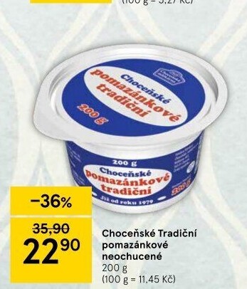 Tradiční pomazánkové Choceňské