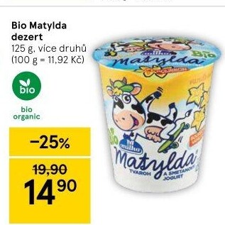 Tvaroh s jogurtem bio Matylda Milko