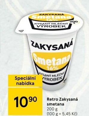 Zakysaná smetana 16%