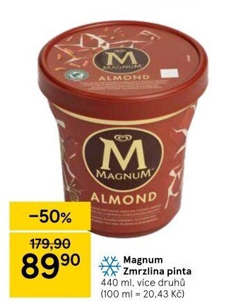 Zmrzlina v kelímku Magnum Algida