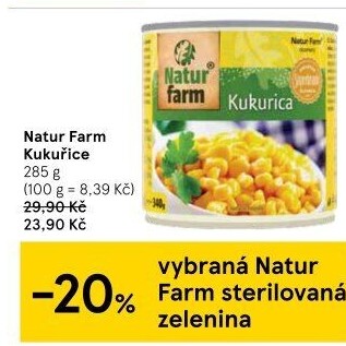 Kukuřice Natur Farm