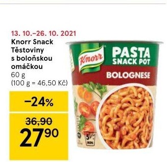 Pasta snack pot Knorr