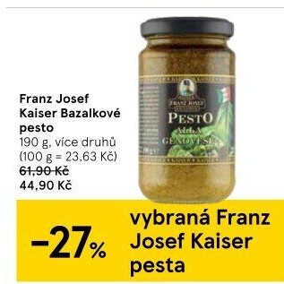 Pesto Exclusive Franz Josef Kaiser