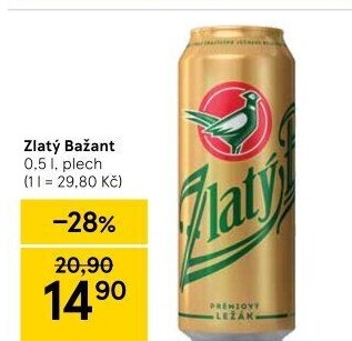 Pivo Zlatý Bažant