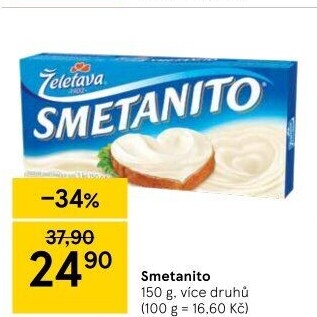 Sýr tavený Smetanito Želetava