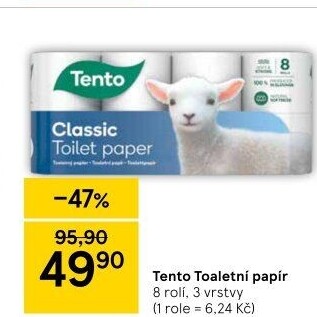 Toaletní papír 3vrstvý Tento