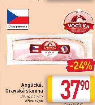 Anglická slanina Vocílka