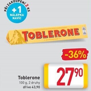 Čokoláda Toblerone