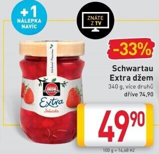 Džem výběrový Extra Schwartau