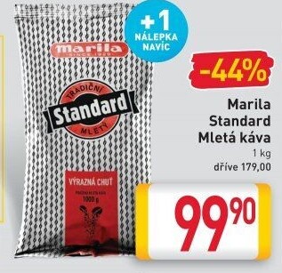 Mletá káva Standard Marila