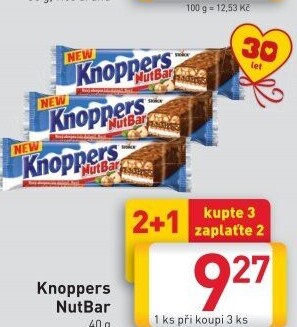 Oplatky Knoppers NutBar Storck
