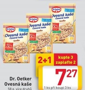 Ovesná kaše Dr. Oetker