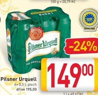 Pivo Pilsner Urquell