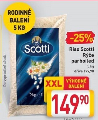 Rýže parboiled Scotti