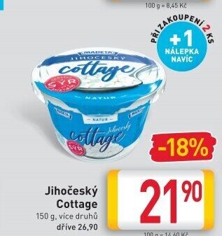 Sýr Cottage Jihočeský Madeta
