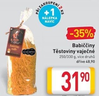 Těstoviny babiččiny Druid