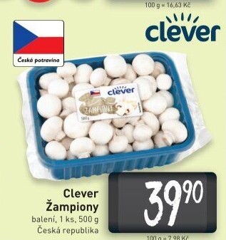 Žampiony Clever
