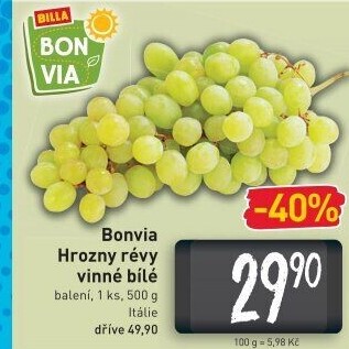 Hrozny bílé Billa Bonvia
