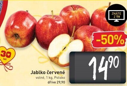 Jablka červená