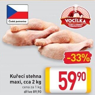 Kuřecí stehna Vocílka