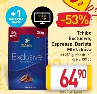 Mletá káva Tchibo Exclusive