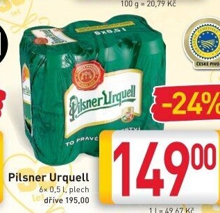 Pivo Pilsner Urquell