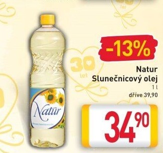 Slunečnicový olej Natur