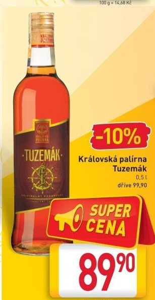 Tuzemák Královská palírna